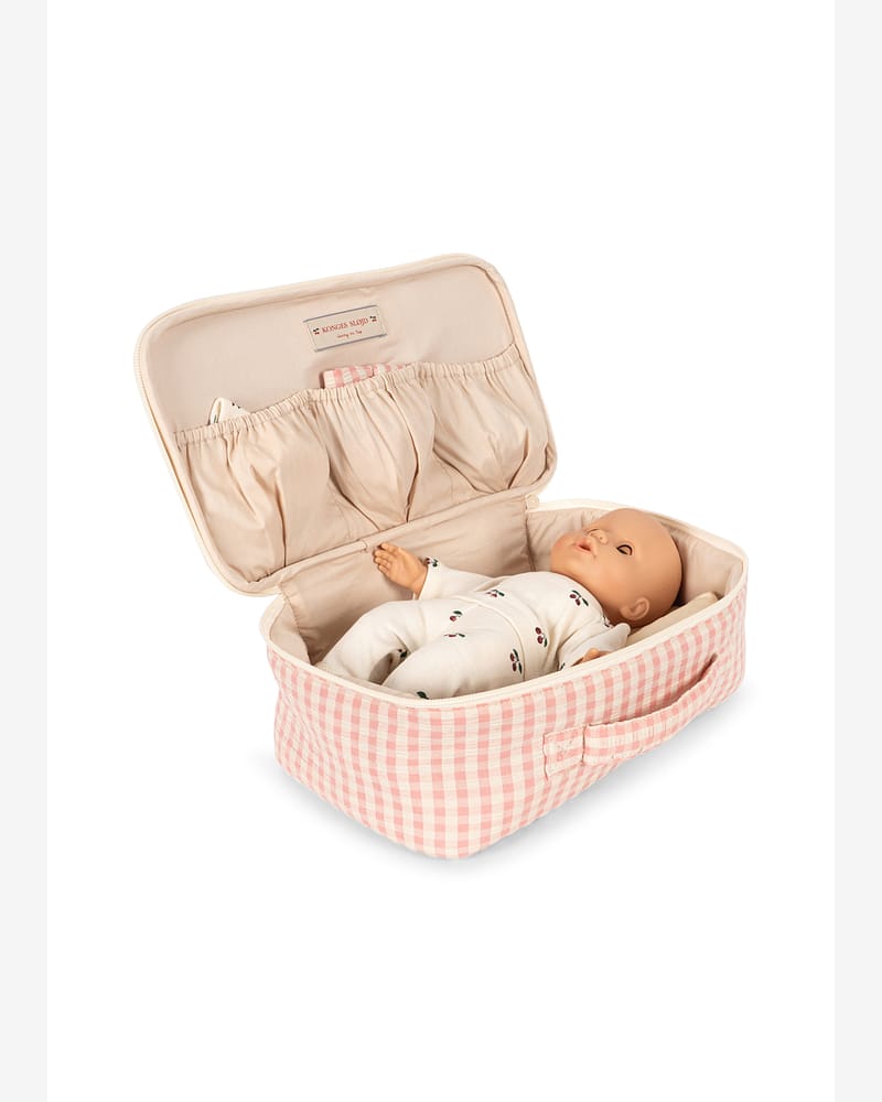 Dukke og Dukketilbehør 6pk - Babydukke myk kropp | Baby Doll Nursery Suitcase