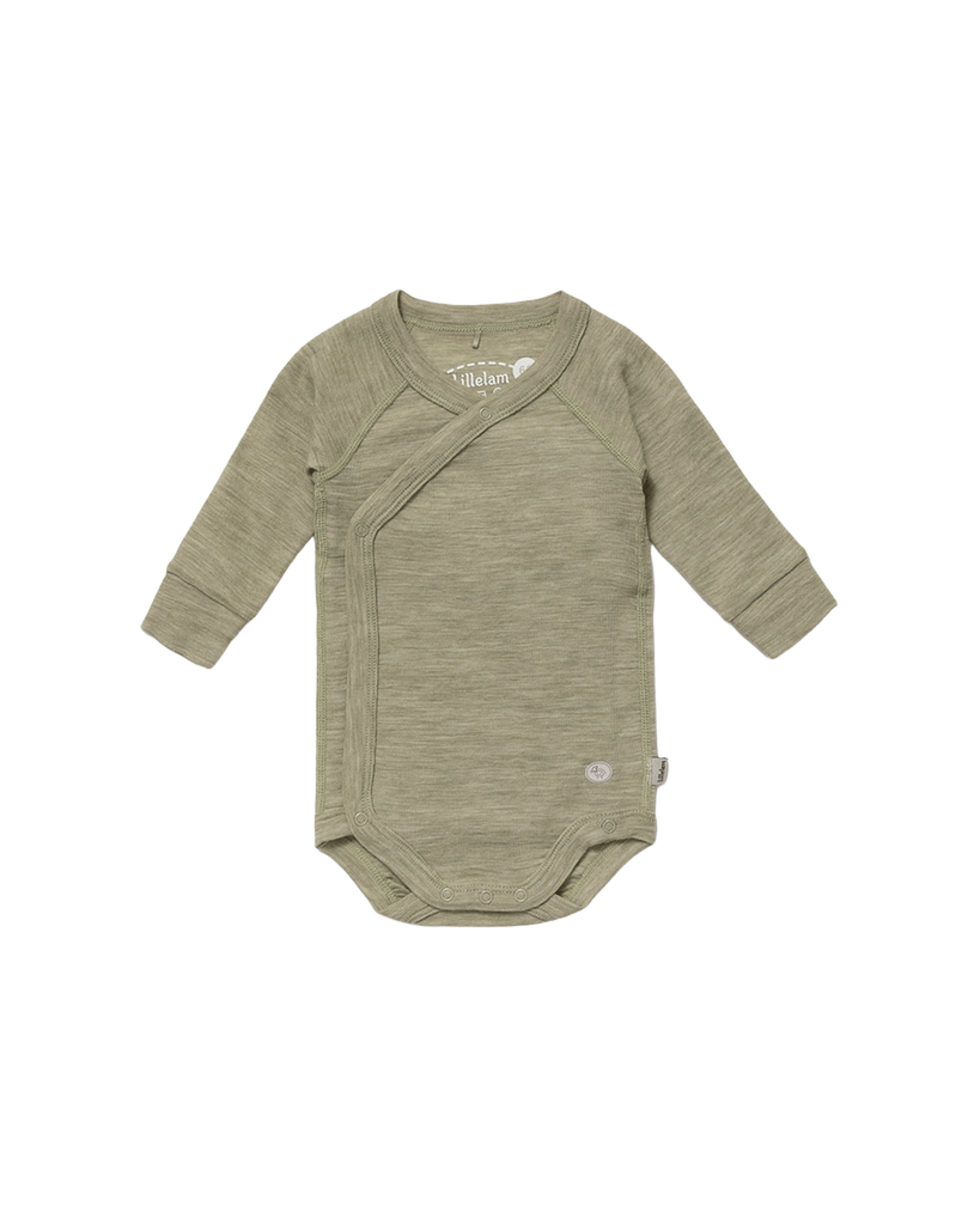 Omslagsbody Ull – 100% Merino | Ullbody Mini, Lys Mose