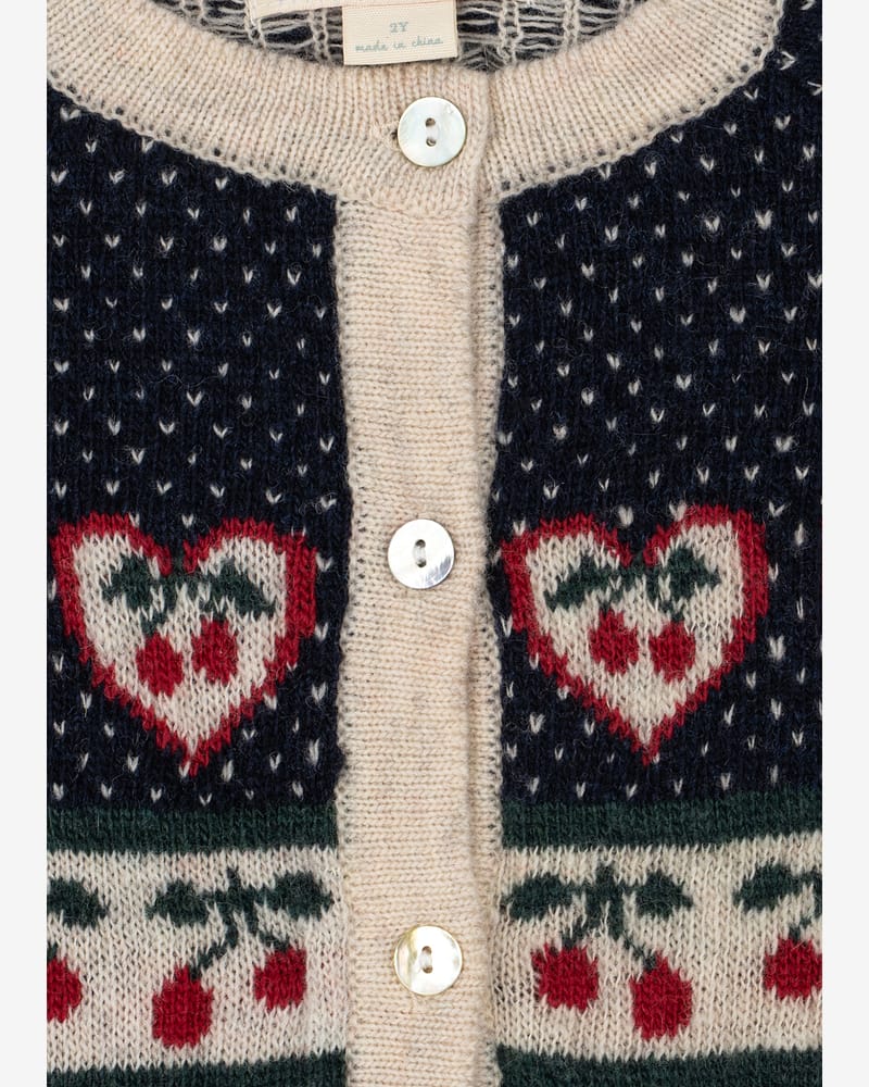 Cardigan Strikket - 100% Ull | Belou Cardigan