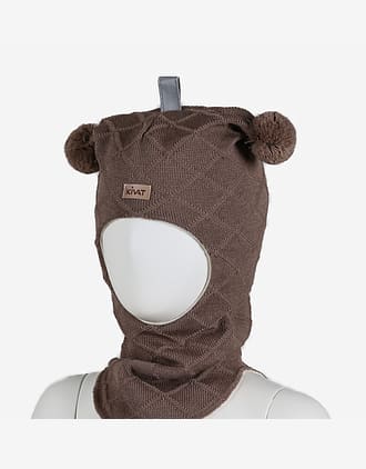 Balaclava Ull m/ Øko Bomullsjersey fôr og Vindstopper | Ubehandlet Ull