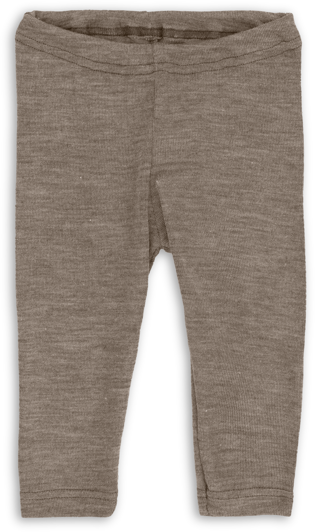 Ullongs – 70% Merino, 30% Silke – Ubehandlet Ull | Baby Leggings, Brun - Walnut Melange