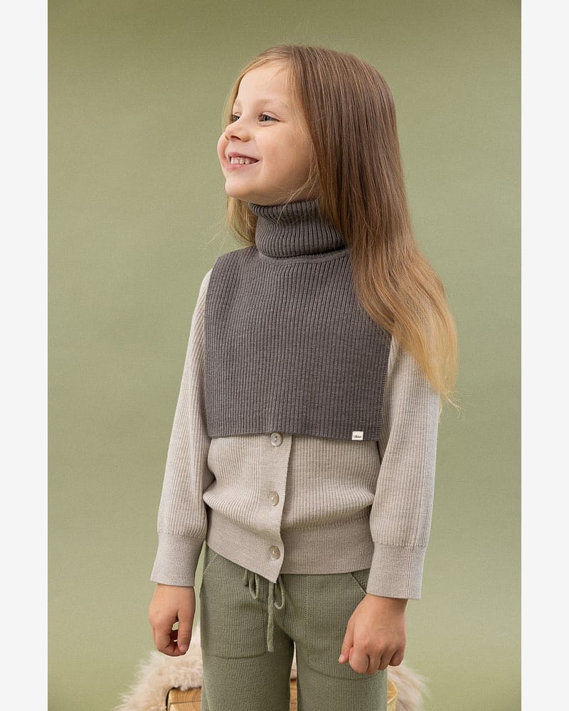 Ullhals Ribb - Strikket, 100% Merinoull | Onesize