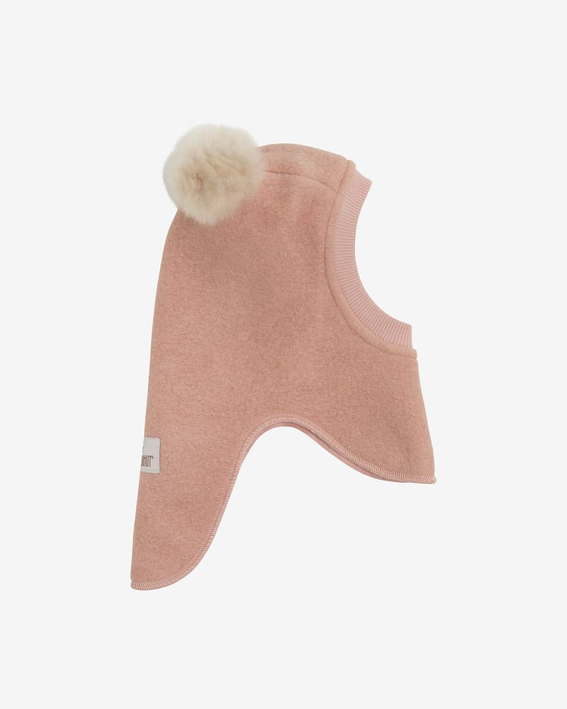Balaclava 2-Lags - Varm, Tovet Ull med Alpakkadusker | Alpaca Pompoms