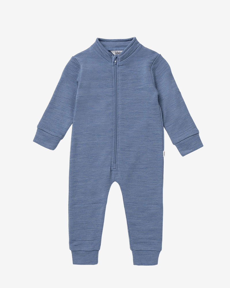 Ulldress i glatt ullfleece - Forsterkning på knærne | Sparkedress Active