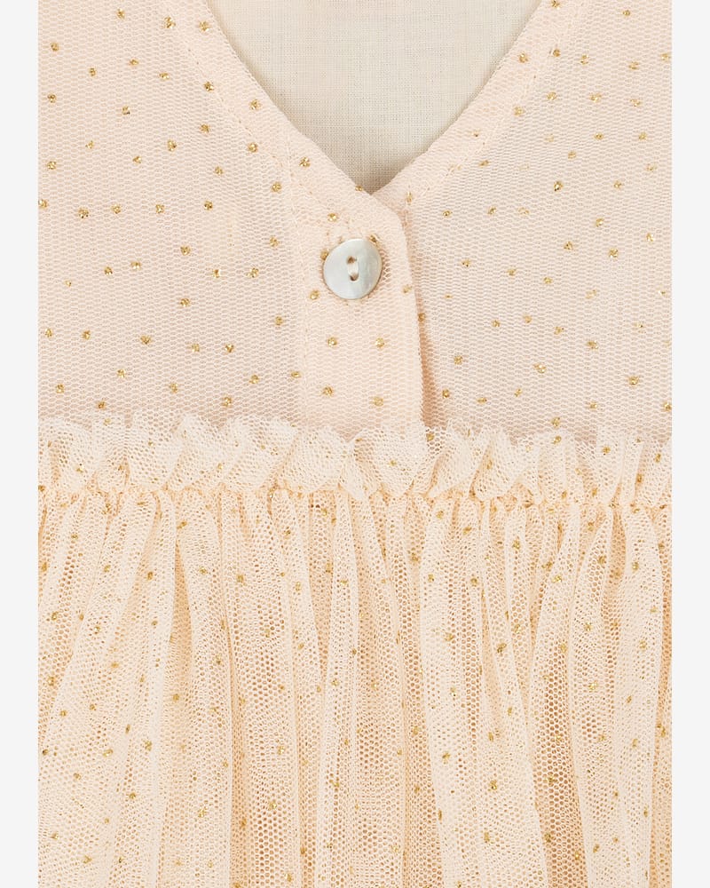 Tyllkjole m/ Glitter Paljetter | Yvonne Puff Dress