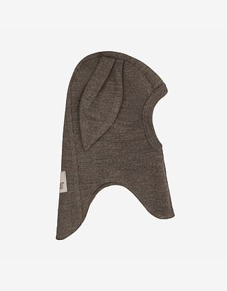Balaclava Ull med Kaninører - 97% Merino, 3% Elastan, Tynn ullkvalitet | Balaclava Ears Wool Rib