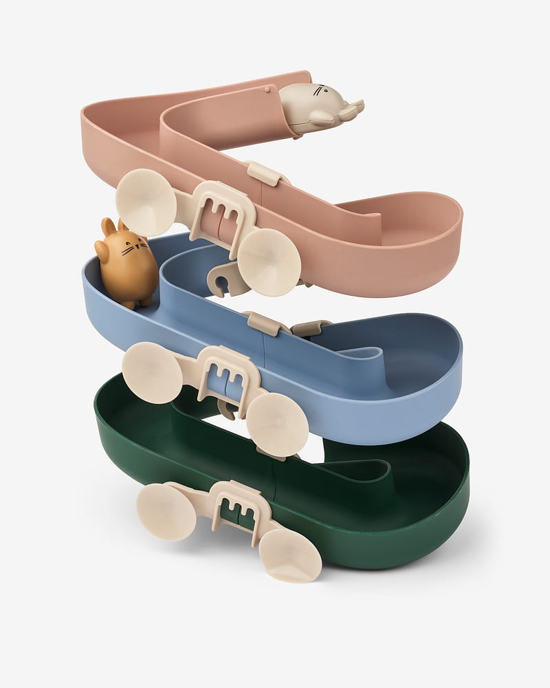 Vannsklie til badekaret m/ sugekopper - Fantasifull Vannlekebane | Yara Waterway Wall Mount