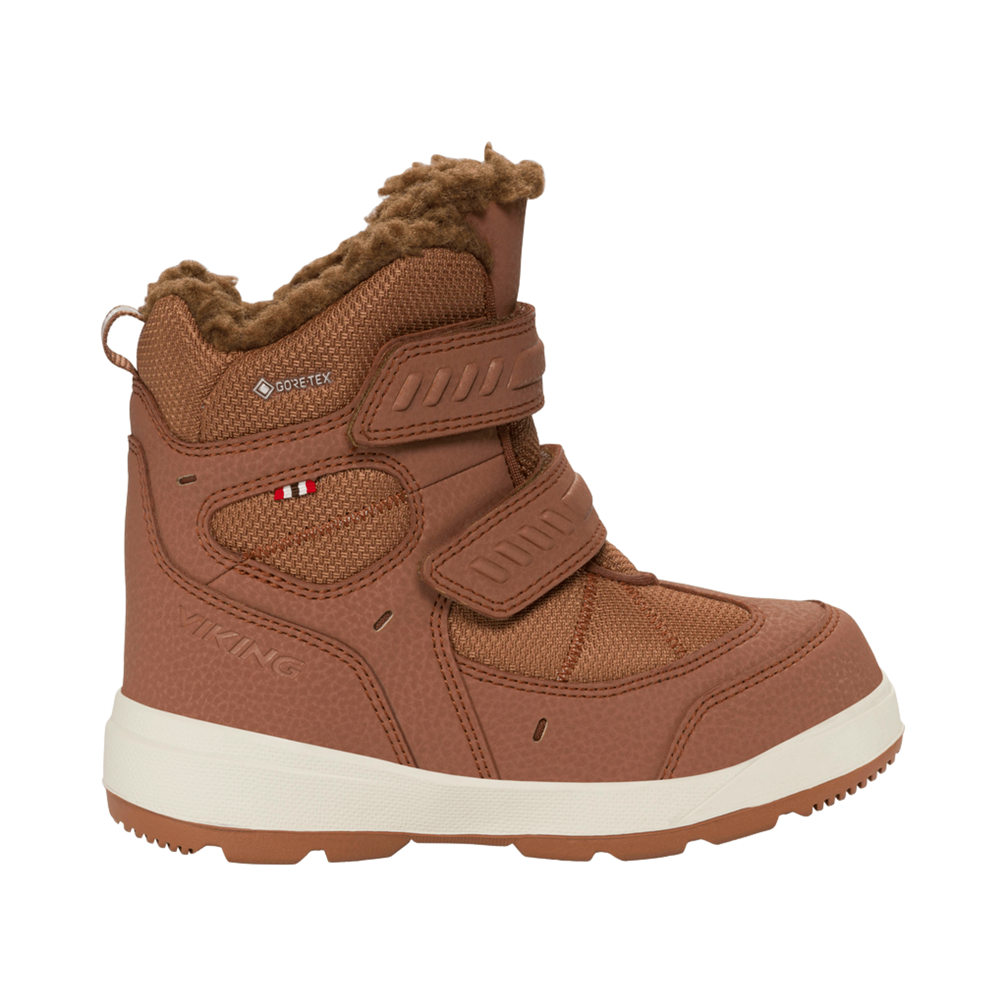 Viking Vintersko Barn – Goretex Vinterstøvler | Toasty Warm GTX 2V, Cognac