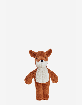 Kosebamse Rev, Liten - 100% Naturlig, Økologisk Bomull og Ull | Baby Fox