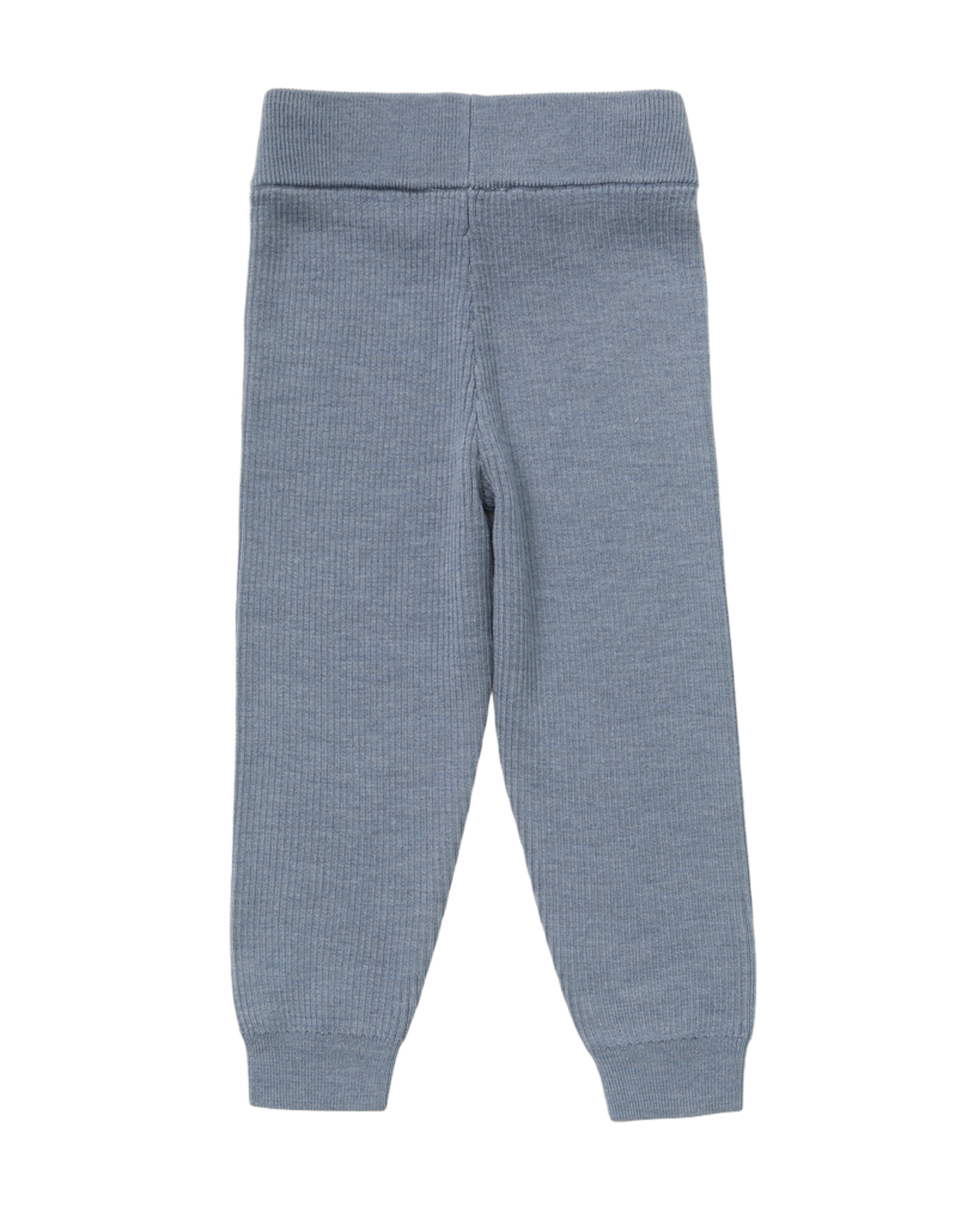 Ullbukse Ribb – 100% Merino | Bukse Rib Light, Mellomblå
