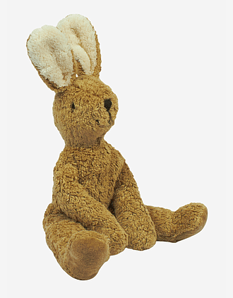 Kosebamse Kanin, Medium - 100% Naturlig, Økologisk Bomull og Ull | Floppy animal Rabbit