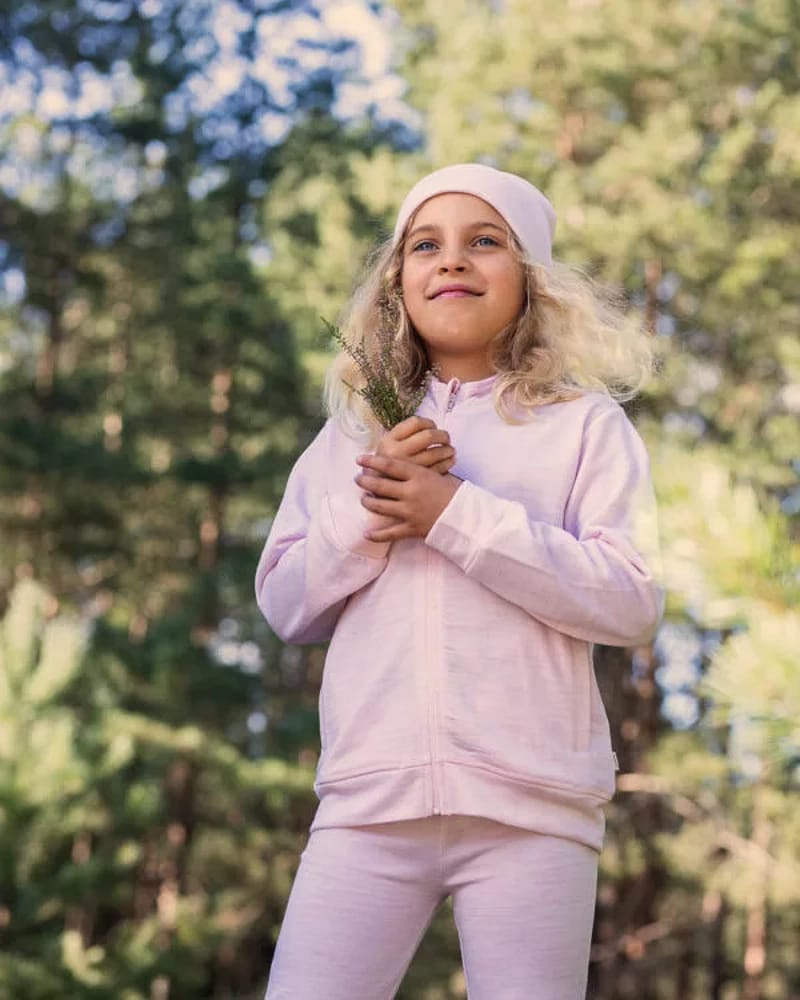 Ulljakke Barn - Varm Ullfleece, 100% Merinoull | Jakke Active