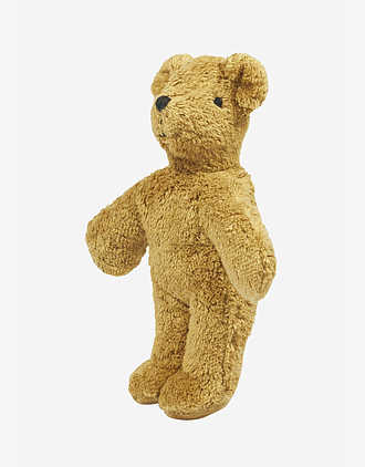 Kosebamse Bjørn, Liten - 100% Naturlig, Økologisk Bomull og Ull | Baby Bear