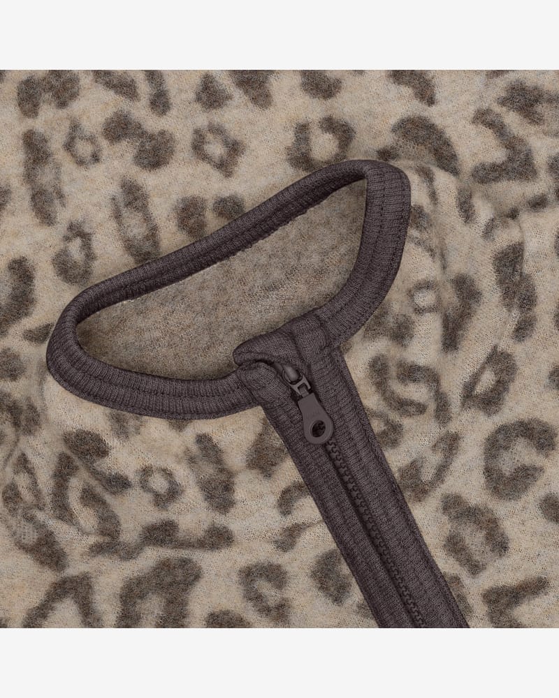 Ulljakke i ullfleece - Varm, 100% Merino | Jacket Wool Fleece Jacquard