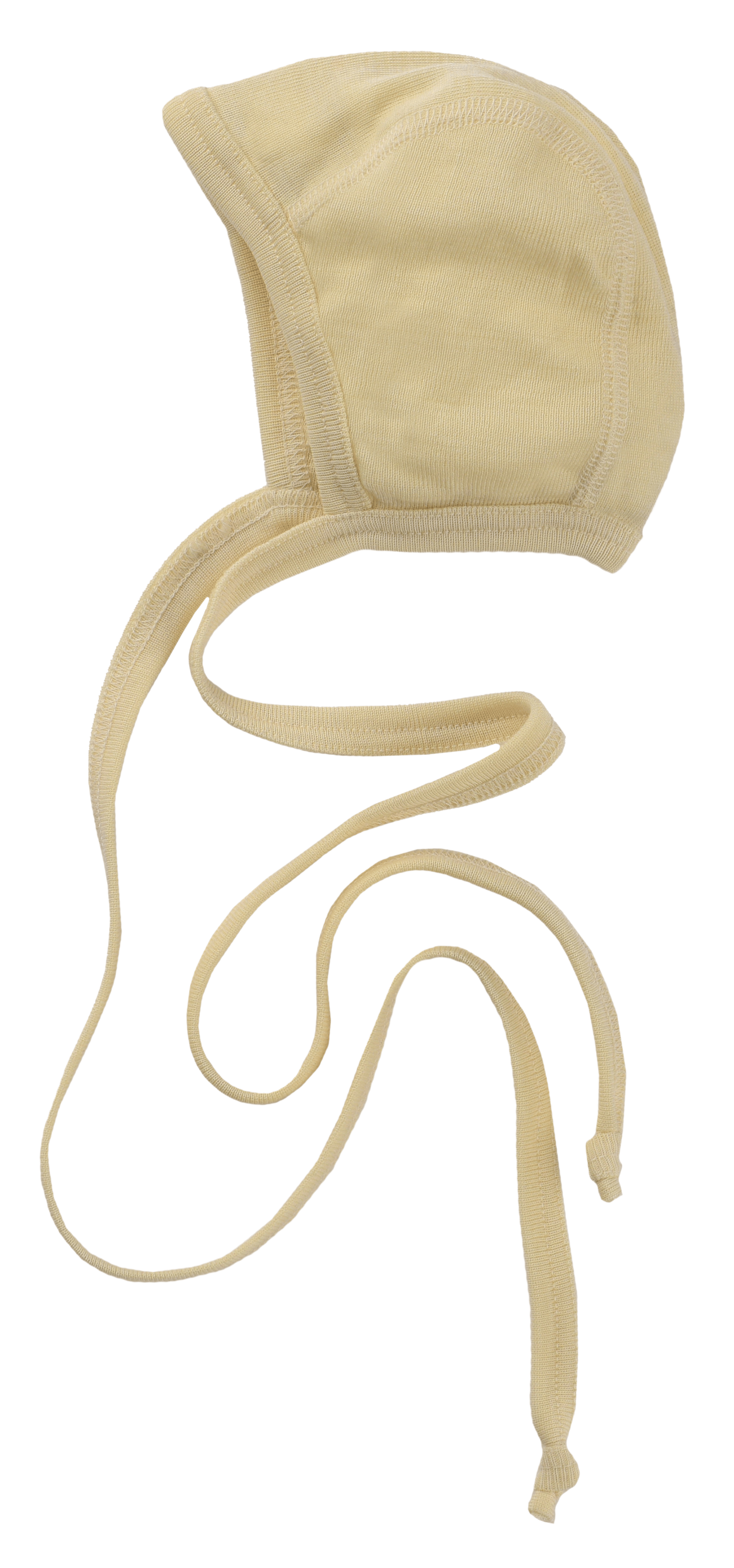 Babylue – 70% Merino, 30% Silke – Ubehandlet Ull | Baby Bonnet, Natural