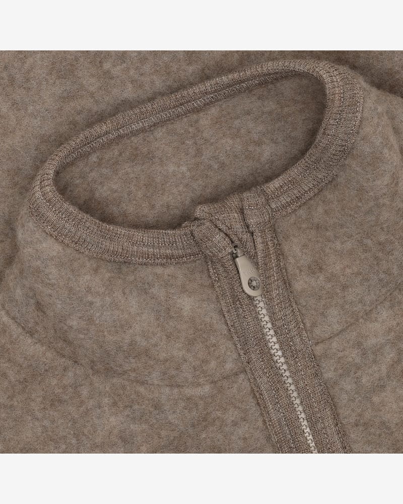 Ulljakke i ullfleece - Varm, 100% Merino | Jacket Wool Fleece