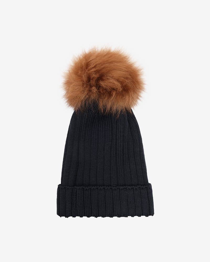Lue med Alpakkadusk - 100% Merinoull | Hat Knit Alpaca Pompom