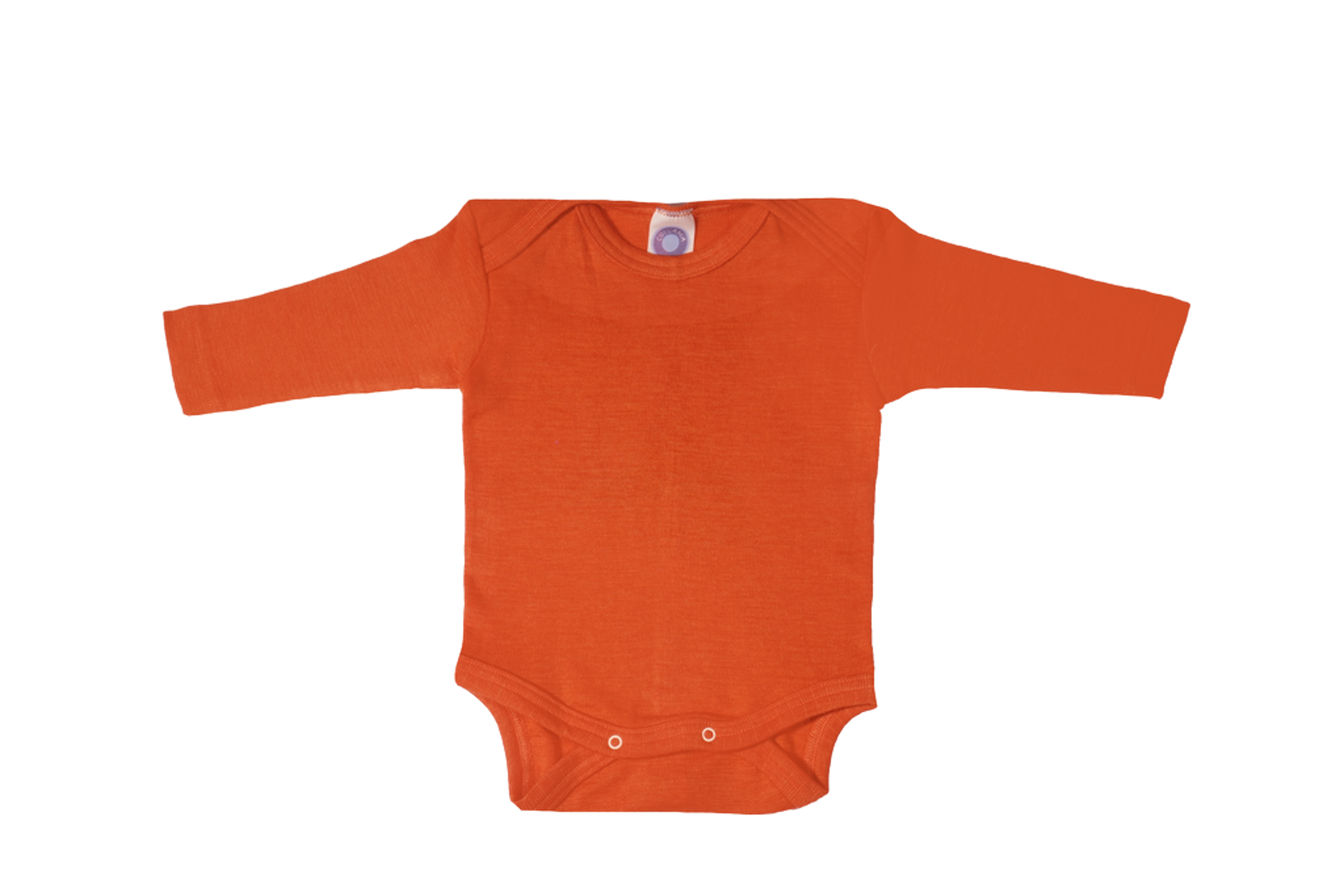 Ullbody – 70% Merino, 30% Silke – Ubehandlet Ull, Orange