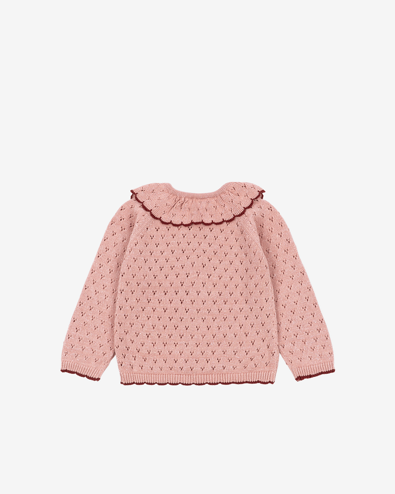Ullcardigan m/ Glitter - Øko Bomull | Holiday Cardigan