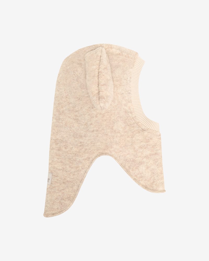Balaclava Ull 2-lags - Kaninører, Børstet Ullfleece | Ears Wool