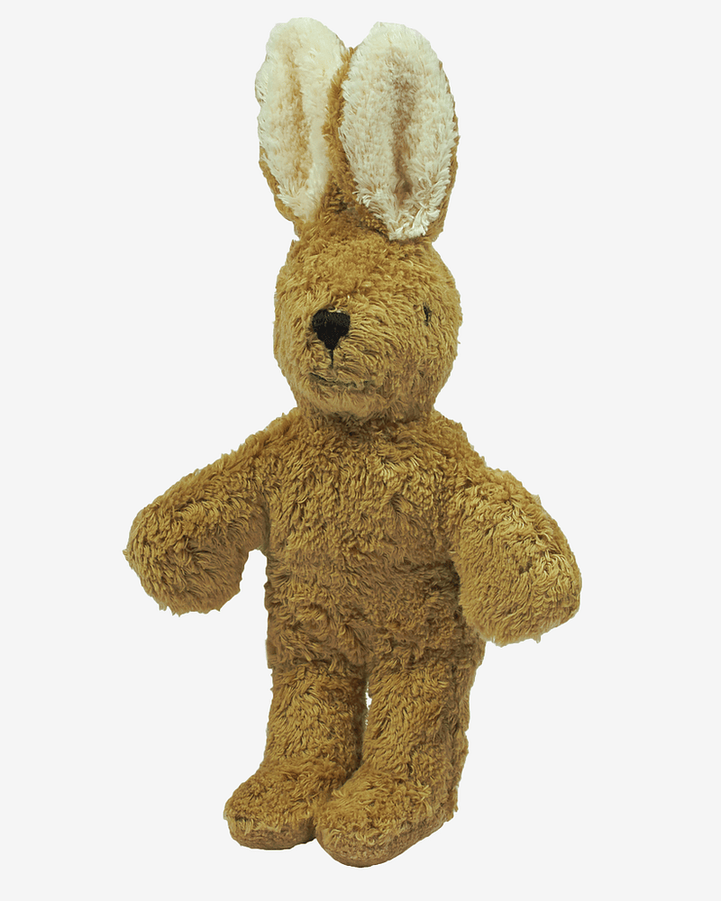 Kosebamse Kanin, Liten - 100% Naturlig, Økologisk Bomull og Ull | Baby Rabbit