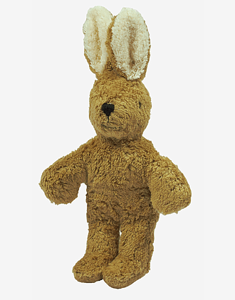 Kosebamse Kanin, Liten - 100% Naturlig, Økologisk Bomull og Ull | Baby Rabbit