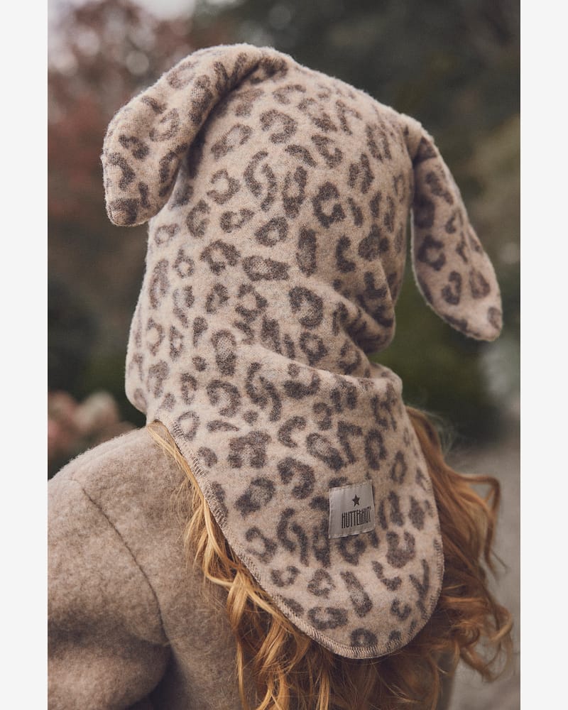 Balaclava i Ullfleece - Varm, 100% Merino | Balaclava Ears Wool Fleece Jacquard