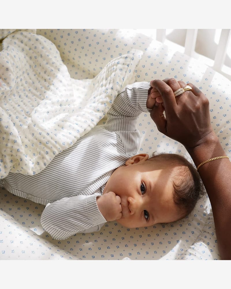Swaddle teppe – Øko Musselin, 4 lag – 100×100 | Babyteppe GOTS