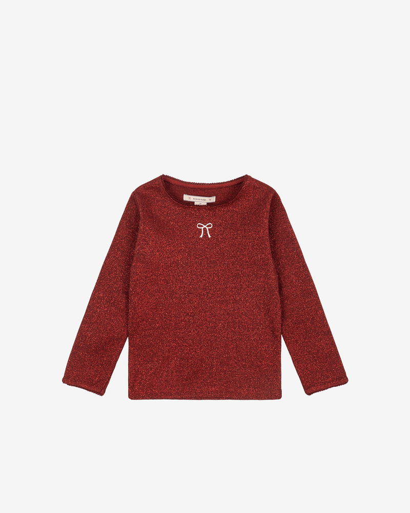Trøye Barn m/ Glittertrå - Øko Bomull | Roli Blouse