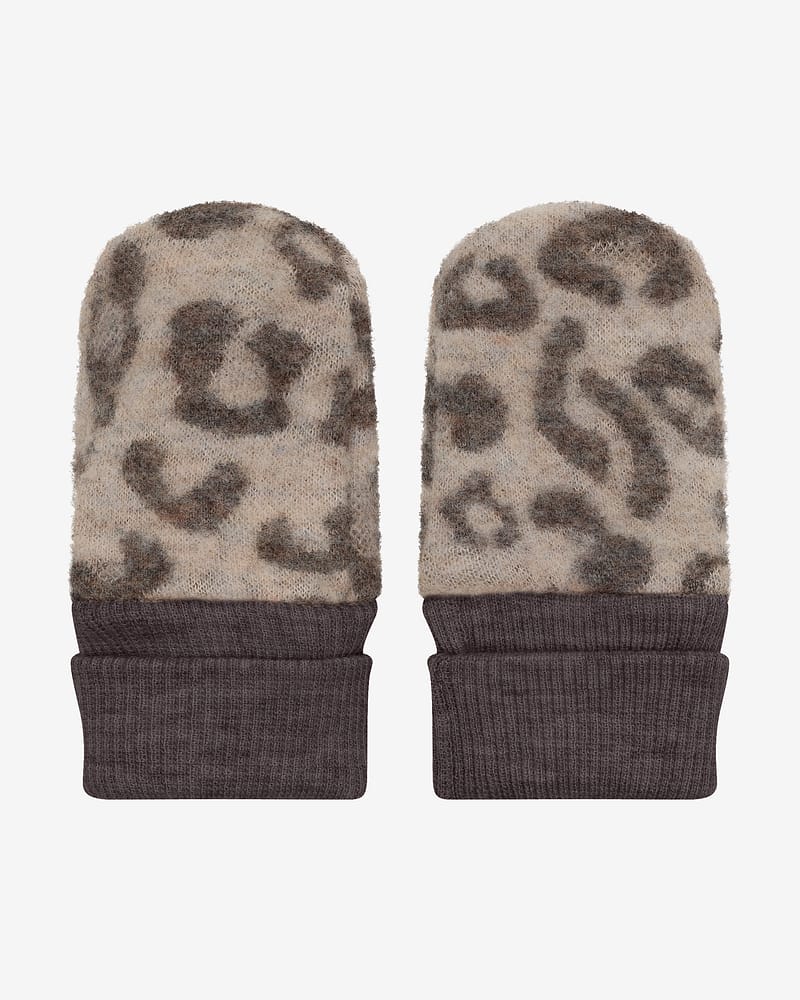 Ullvotter Ullfleece 2-Lags – Varm, 100% Merino | Mittens Wool Fleece Jacquard