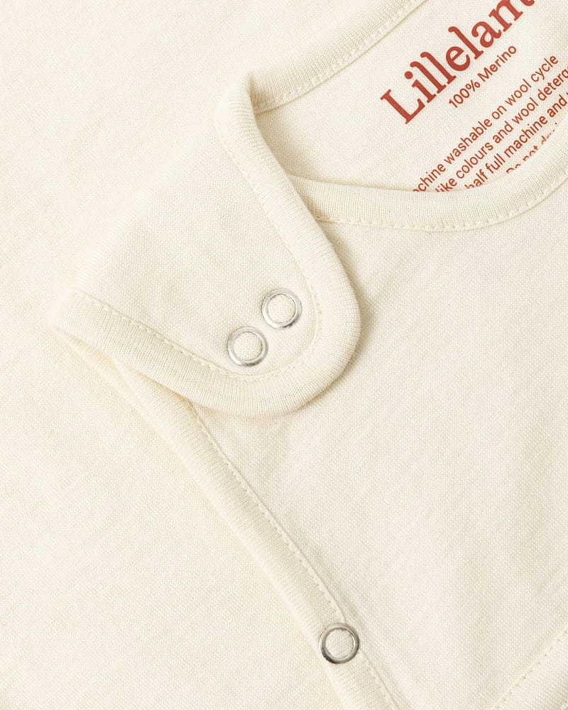 Nattpose Baby m/ Glidelås - Dobbeltstoff, 100% Merinoull | Onesize Night bag Luna