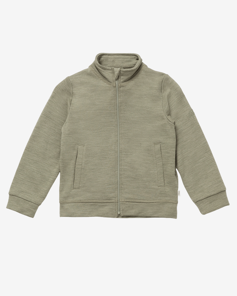 Ulljakke Barn - Varm Ullfleece, 100% Merinoull | Jakke Active
