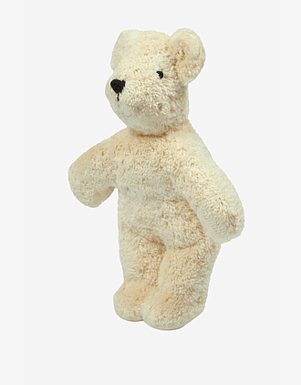 Kosebamse Bjørn, Liten - 100% Naturlig, Økologisk Bomull og Ull | Baby Bear