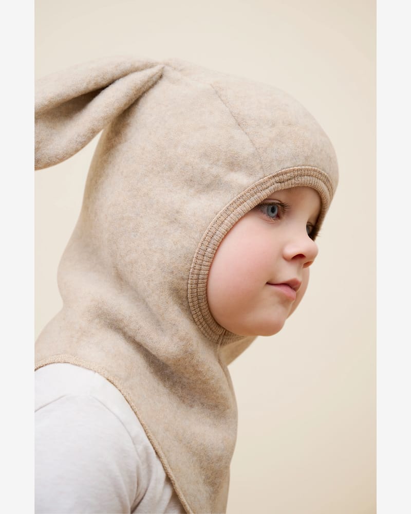 Balaclava i Ullfleece - Varm, 100% Merino | Balaclava Ears Wool Fleece