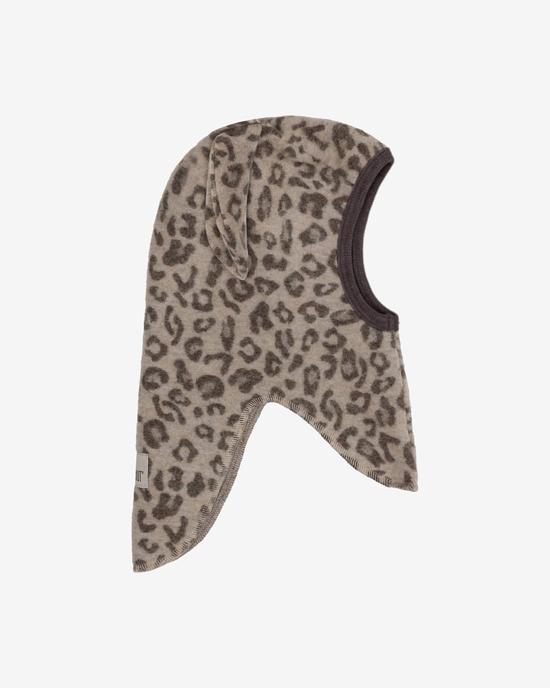 Balaclava i Ullfleece - Varm, 100% Merino | Balaclava Ears Wool Fleece Jacquard